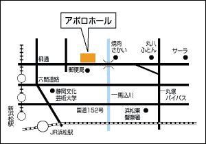 東洋ピアノ製造アポロホール地図